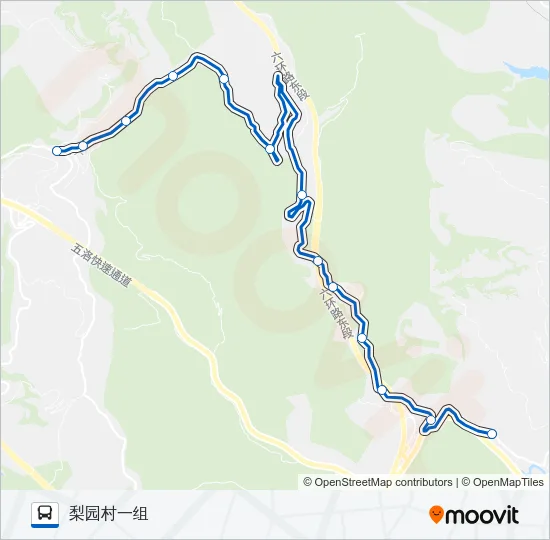 884路 Bus Line Map
