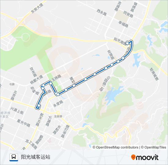 885路 bus Line Map