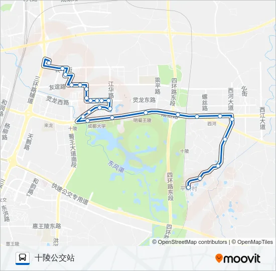 公交887路的线路图