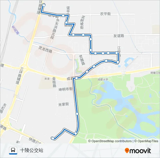 公交888路的线路图