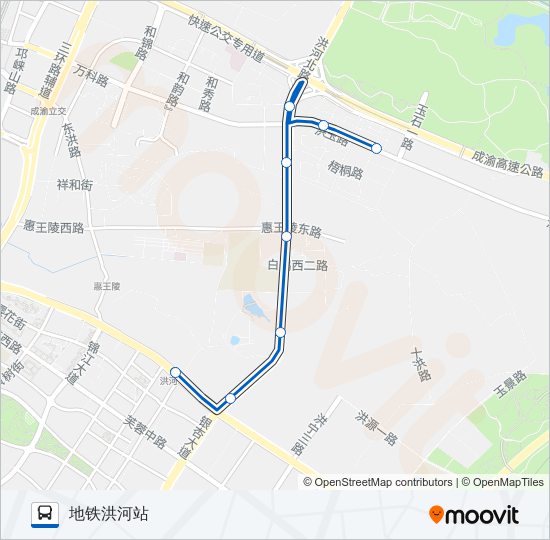 公交890路的线路图