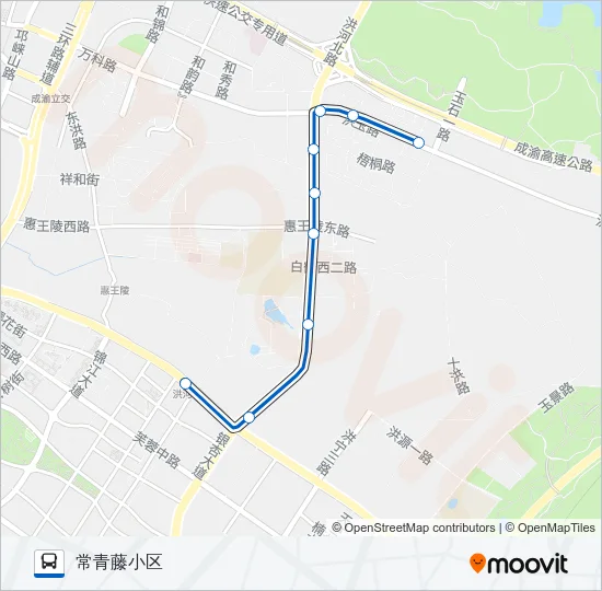 公交890路的线路图