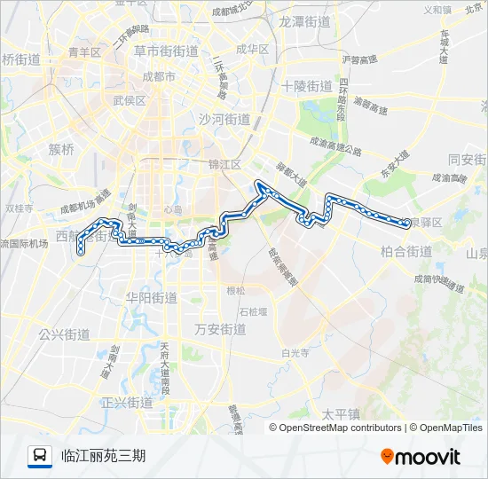 公交898路的线路图