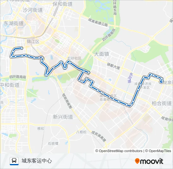 公交899路的线路图
