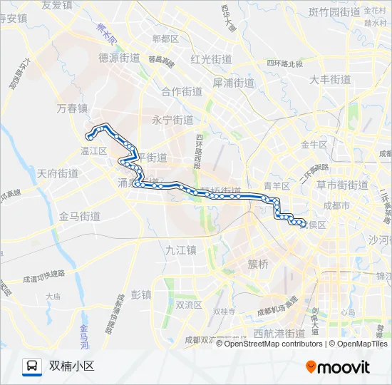 公交904路的线路图