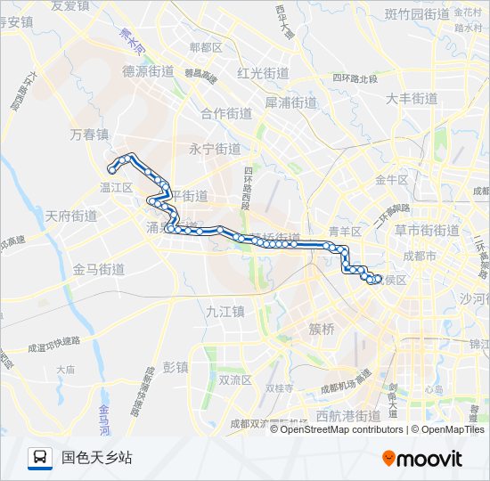 公交904路的线路图