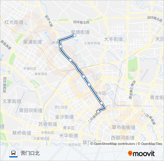 公交G23路的线路图