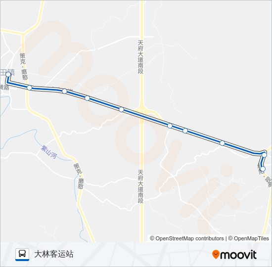 公交华阳6路的线路图