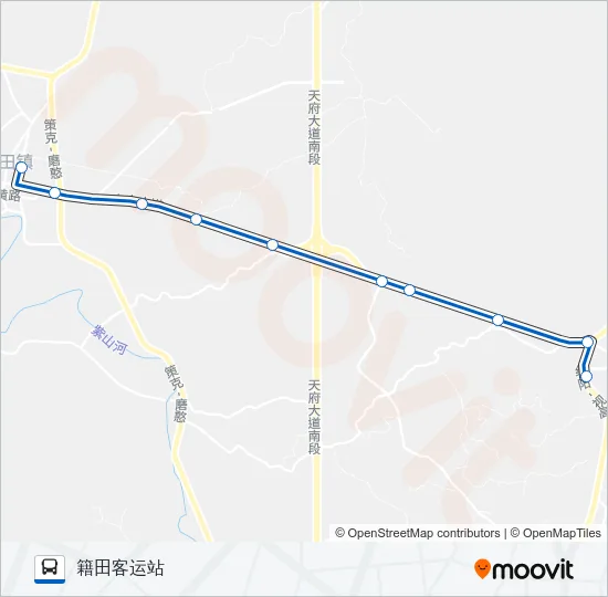 华阳6路 Bus Line Map