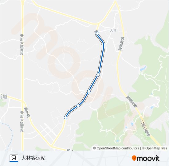 华阳7路 bus Line Map