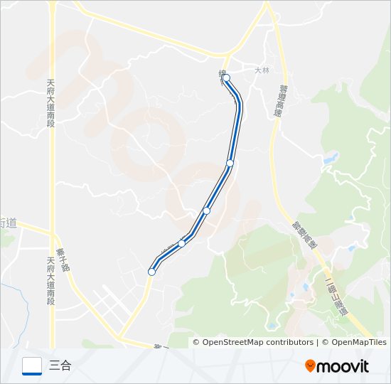 公交华阳7路的线路图