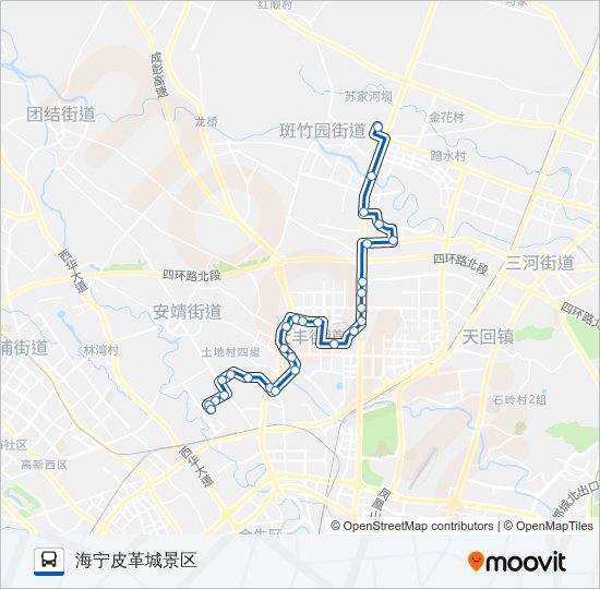 公交大丰1路的线路图