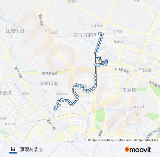 公交大丰1路的线路图
