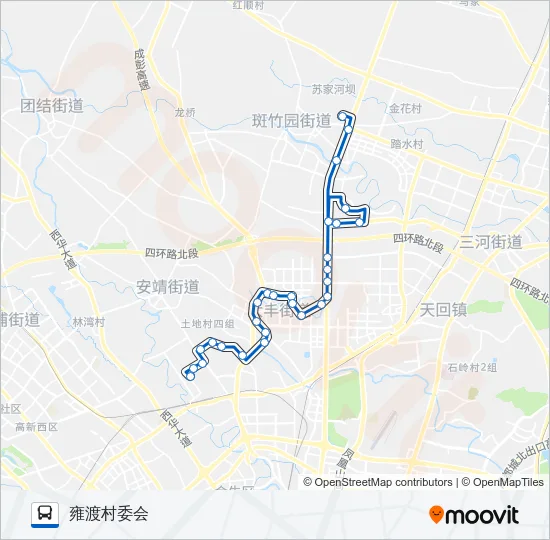 大丰1路 Bus Line Map