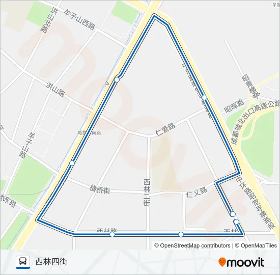 1012路 Bus Line Map