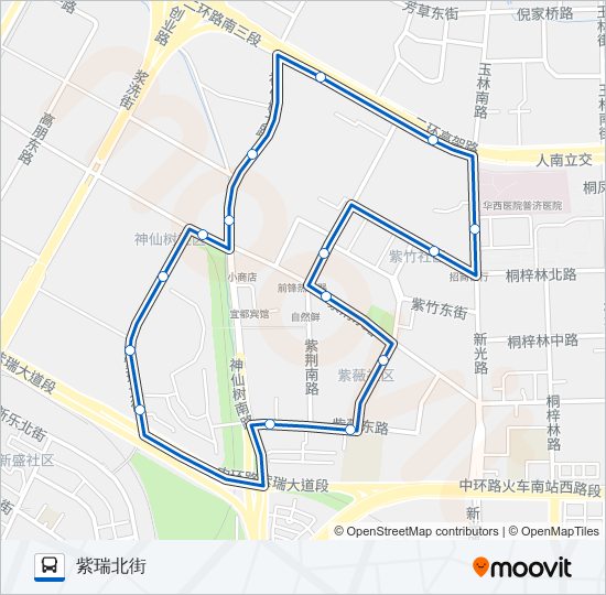 1023路 bus Line Map