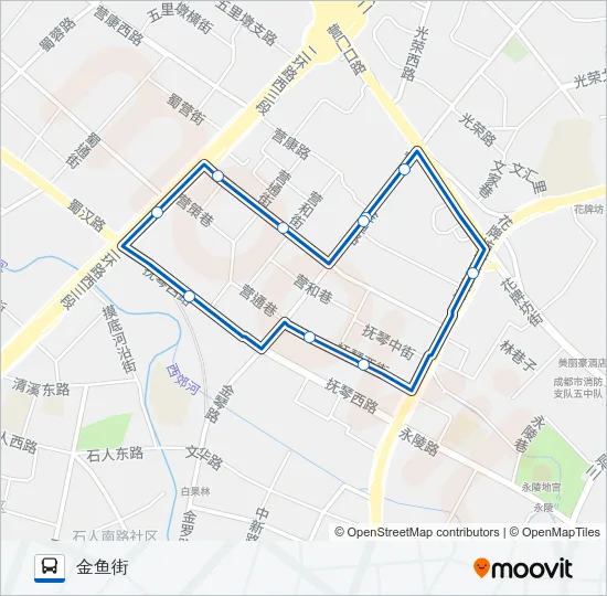 1071路 Bus Line Map