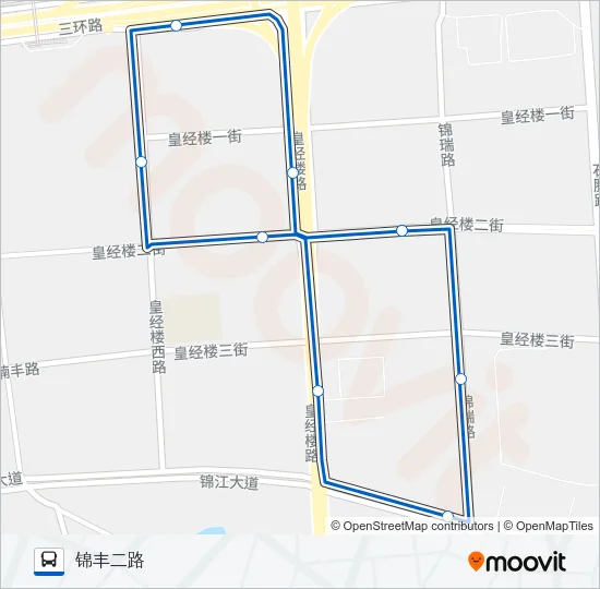 公交1084路的线路图