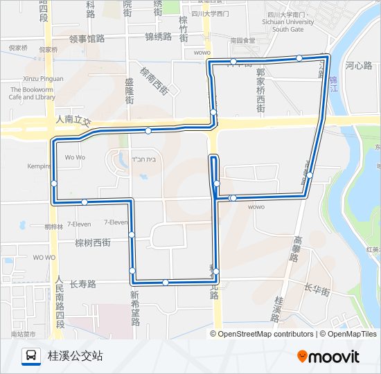 1115路 bus Line Map