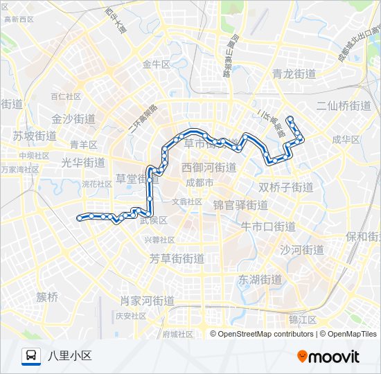 公交42空调路的线路图