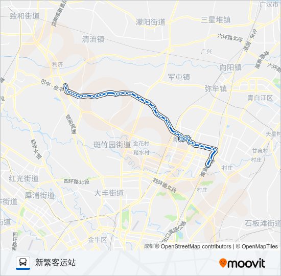 661A路 bus Line Map