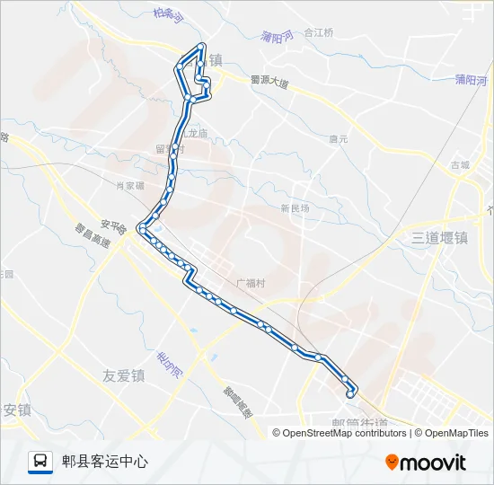 709A路 Bus Line Map
