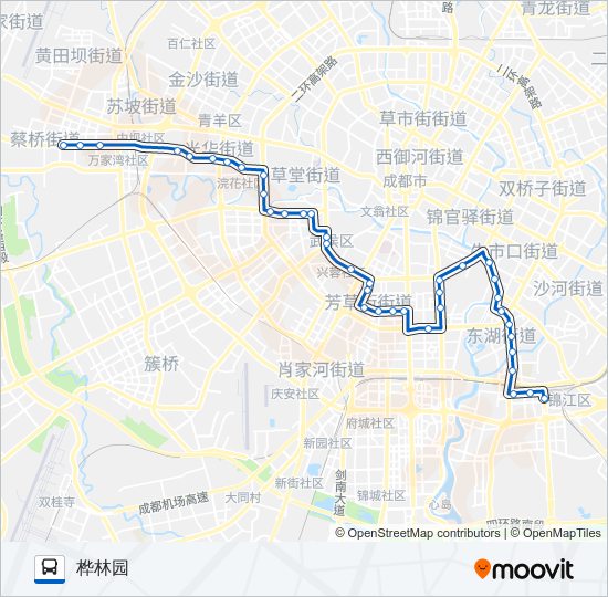 公交77空调路的线路图