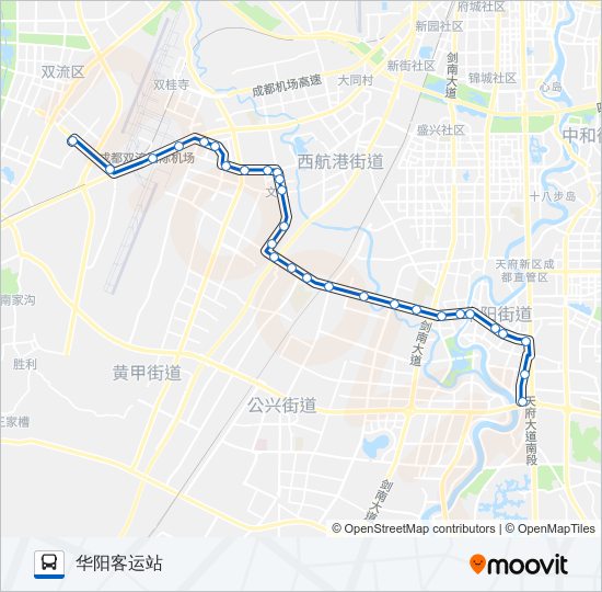 825B路 bus Line Map
