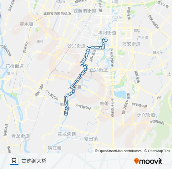 843A路 Bus Line Map
