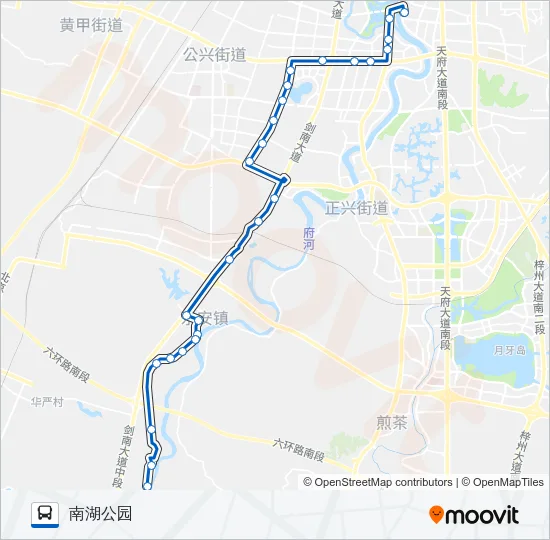 843A路 Bus Line Map