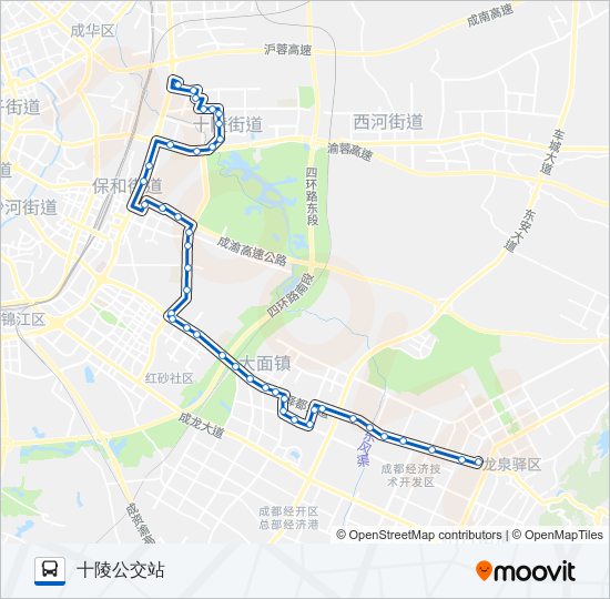 854A路 bus Line Map