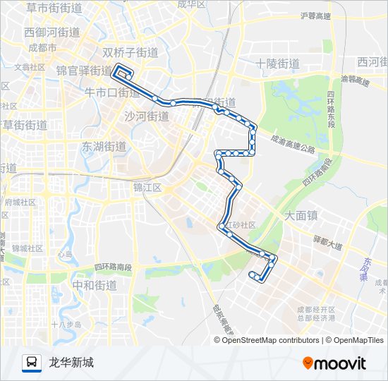 855A路 bus Line Map