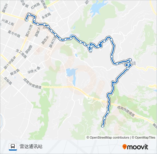 872A路 bus Line Map