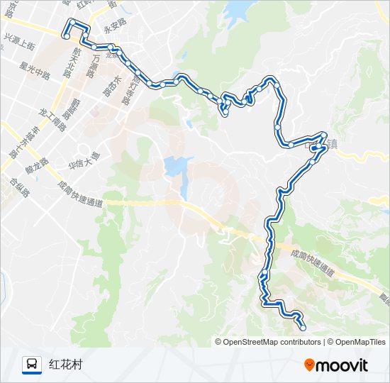 872B路 bus Line Map