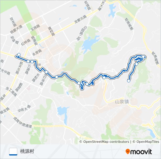 872C路 bus Line Map