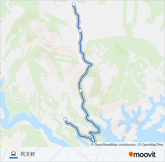 882B路 bus Line Map