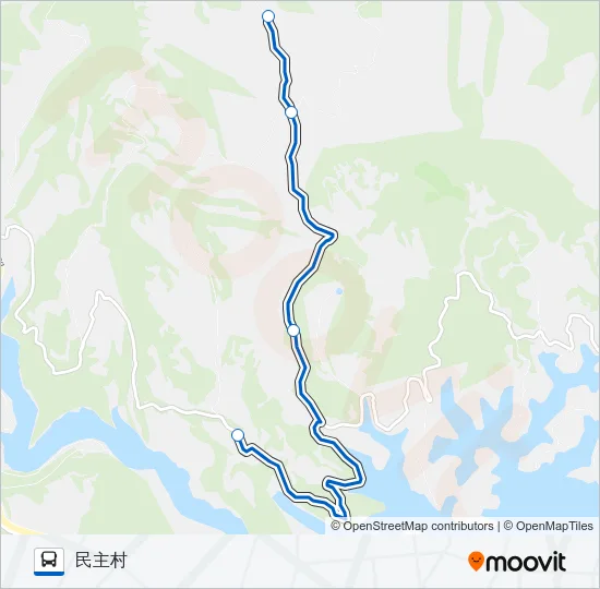 882B路 Bus Line Map