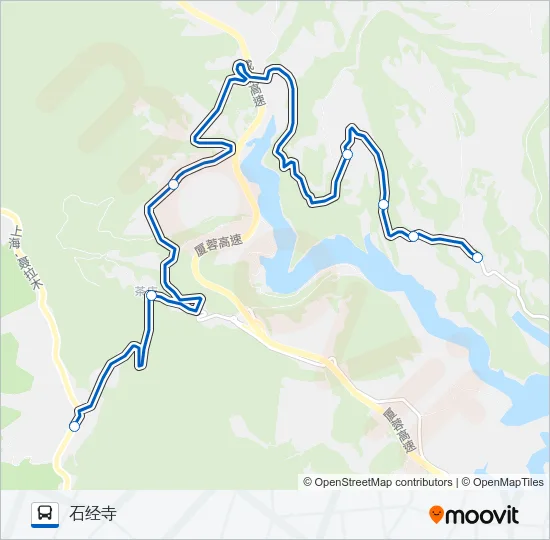 公交882C路的线路图