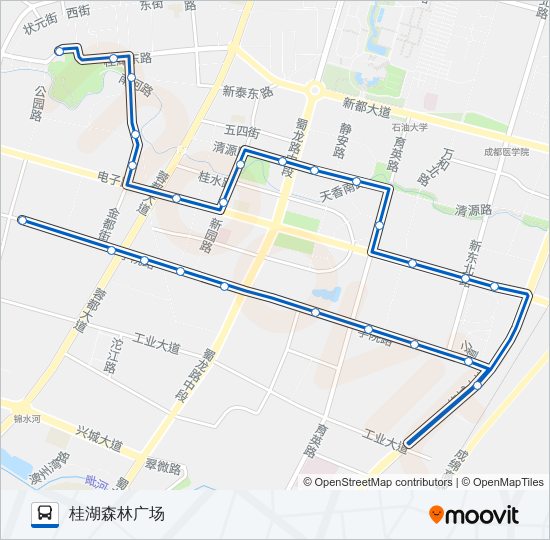 新都12路 bus Line Map