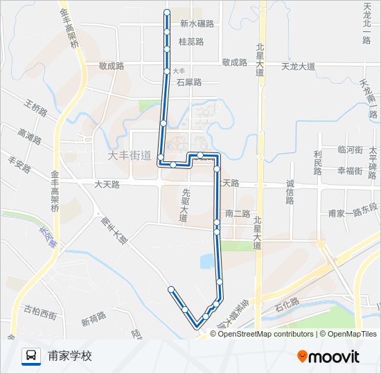 公交新都D3路的线路图