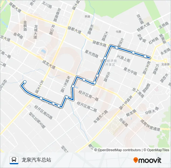 经开区3路 Bus Line Map