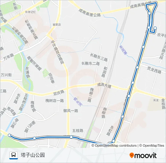 122路空调 Bus Line Map