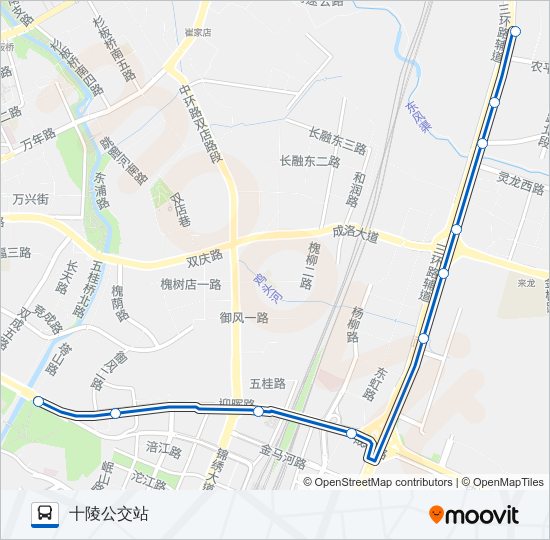 122路空调 bus Line Map