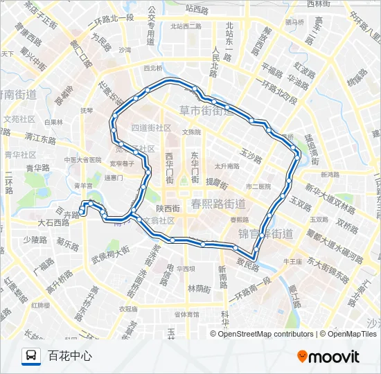 126路内环 Bus Line Map