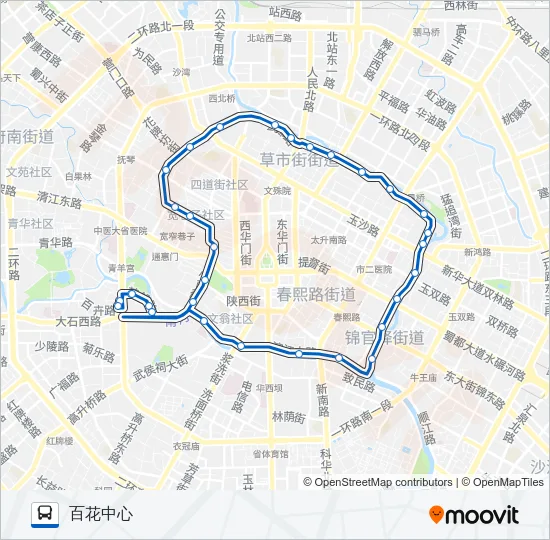 127路环线 Bus Line Map