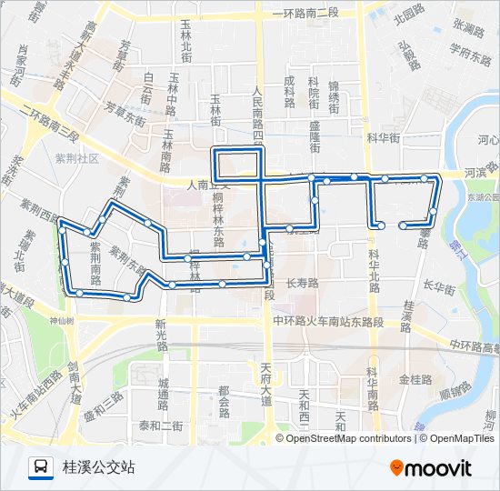 247路环线 bus Line Map