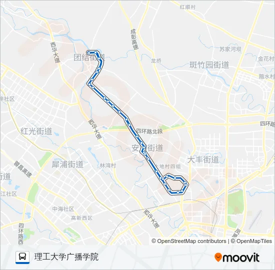 745路环线 Bus Line Map