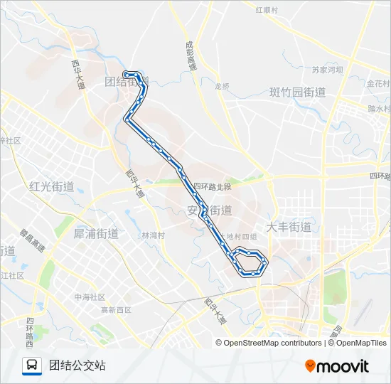 745路环线 Bus Line Map