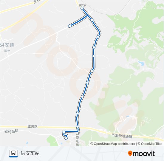 850路区间 bus Line Map
