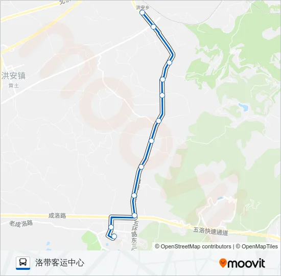 850路区间 Bus Line Map